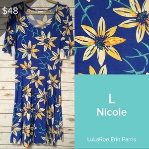 Large LuLaRoe Nicole Dress